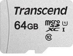 Transcend Premium 300S microSDXC-Karte 64 GB Class 10, UHS-I, UHS-Class 1 inkl.