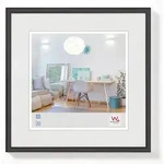 New Lifestyle Kunststoffrahmen 15x15 cm, Schwarz