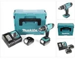 Makita DHP 453 RMJ Akku Schlagbohrschrauber 18V 42Nm im Makpac mit 2x 4,0 Ah...
