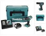 Makita DHP 483 RM1J Akku Schlagbohrschrauber 18V 40Nm im Makpac + 1x 4,0 Ah Akku