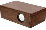 InLine&reg; woodbrick, Induktionslautsprecher im Echtholzgeh&auml;use, Walnuss Eingabe /