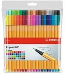 Fineliner point 88 Etui mit 40 Stiften