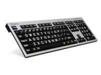 Logickeyboard LKB-LPRNTWB-AJPU - Full-size (100%) - Verkabelt - USB - Schwarz -