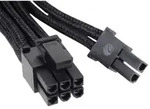 Silverstone Strom Anschlusskabel [1x ATX-Stecker 8pol. (4+4) - 1x ATX-Stecker 8pol.