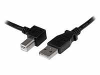 StarTech.com 2m USB 2.0 A auf B Kabel links gewinkelt - St/St - USB...