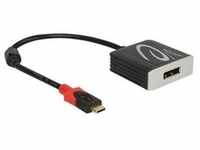 Delock Adapterkabel USB Type-C Stecker > Displayport Buchse schwarz DP-Alt Mode