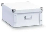 Zeller Present 17763 - Aufbewahrungsbox - Wei&szlig; - Rechteckig - Karton - Einfarbig