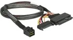 Delock Kabel SFF-8643 Stecker > U.2 SFF-8639 Buchse + SATA Stromanschluss 50 cm