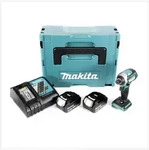 "Makita DTD 154 RFJ Akku Schlagschrauber 18V 1/4" 175Nm Brushless + 2x Akku...