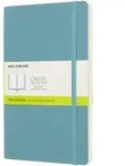 Notizbuch Large A5 blanko Softcover riffblau
