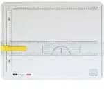 Zeichenplatte College-Board A3 Kunststoff wei&szlig;