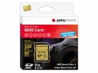 AgfaPhoto 10607 - 128 GB - SDXC - Klasse 10 - UHS-I - 100 MB/s - 95 MB/sU3 V30