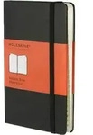 Adressbuch Pocket A6 liniert mit Register Hardcover schwarz
