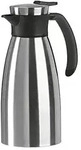 EMSA 508932 Isokanne Soft Grip 1 Liter, edelstahl/schwarz