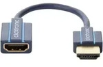 clicktronic HDMI Verl&auml;ngerungskabel 10.00 cm Blau 70700 Audio Return Channel,