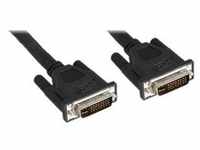 InLine DVI-Kabel - Dual Link - DVI-I (M) zu DVI-I (M)