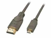 Lindy 2m HDMI/micro HDMI - Kabel - Digital / Display / Video Micro HDMI T 2 m -