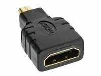 InLine® HDMI Adapter, A Buchse auf Micro D Stecker, 4K/60Hz kompatibel,...