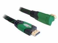 HDMI-Kabel Delock Ethernet A -> A St/St 5.00m rechts gew.