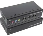 INLINE - DVI USB KVM Extender - Verl&auml;ngerung &uuml;ber UTP - mit Audio - bis 50m