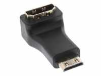 InLine® HDMI Adapter, A Buchse auf Mini C Stecker, gewinkelt, 4K2K kompatibel,