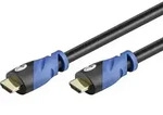 Goobay HDMI Anschlusskabel 5.00 m Schwarz 72320 vergoldete Steckkontakte