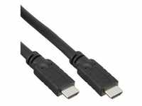 InLine® HDMI Kabel, HDMI-High Speed, Stecker / Stecker, schwarz, 10m Kabel -...