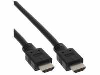 InLine® HDMI Kabel, HDMI-High Speed, Stecker / Stecker, schwarz, 2m Kabel -...