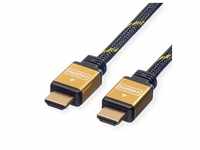 ROLINE GOLD HDMI High Speed Kabel mit Ethernet, 15 m