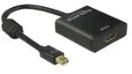 Delock Adapter mini DisplayPort 1.2 Stecker > HDMI Buchse 4K Aktiv schwarz (62611)