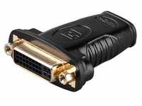 Goobay HDMITM/DVI-I-Adapter, vergoldet - HDMITM-Buchse (Typ A) > DVI-I-Buchse
