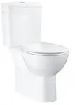 Grohe Stand-WC-Kombination Set Bau Keramik, mit Tiefsp&uuml;ler sp&uuml;lrandlos,