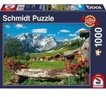 Blick ins Bergidyll PUZZLES 1000 TEILE Anzahl Teile: 1000, Ma&szlig;e (B/H): 69,5 x 49,5