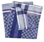 HYGOSTAR Gruben-Handtuch, blau-wei&szlig; kariert, 240 g/qm