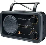 Muse M-06 DS Kofferradio UKW AUX Schwarz
