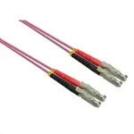 ROLINE LWL-Kabel duplex 50/125&mu;m OM4, LSH/LSH, LSOH, violett, 5 m Fiber Optic Kabel