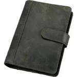 Systemplaner Manager A6 Nappaleder 1 Woche/2 Seiten schwarz 2026