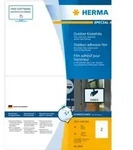 HERMA 9541, Wei&szlig;, Rechteck, A4, Universal, Polyethylen, Matte