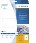 HERMA 4588, Wei&szlig;, Abgerundetes Rechteck, Entfernbar, A4, Universal, Seide