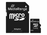 MediaRange - Flash-Speicherkarte (microSDXC-an-SD-Adapter inbegriffen)