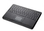 Perixx Tastatur PERIBOARD-510 H PLUS USB Super Mini Touchpad Keyboard mit 2-fach 2.0