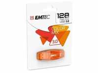 Emtec C410, 128 GB, USB Typ-A, 2.0, Kappe, Orange