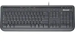 Microsoft WIRED KEYBOARD 600 USB Tastatur Deutsch, QWERTZ Schwarz