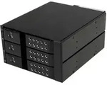 StarTech.com 3-fach 3,5 tr&auml;gerloser SATA Festplatten Aluminium Wechselrahmen