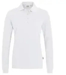 HAKRO Damen Longsleeve-Poloshirt MIKRALINAR&reg; wei&szlig;, XS