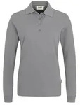 HAKRO Damen Longsleeve-Poloshirt MIKRALINAR&reg; titan, XS