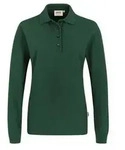 HAKRO Damen Longsleeve-Poloshirt MIKRALINAR&reg; tanne, XS