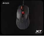 "A4Tech X7 Gaming Combo X-7120 Optisk Kabling Sort20 G/sec - 45"/sec -"