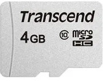 Transcend Premium 300S microSDHC-Karte 4GB Class 10