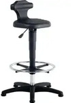 Sitz-/Stehstuhl Flex Integralschaum Sitz-H.510-780mm m.Fu&szlig;ring BIMOS